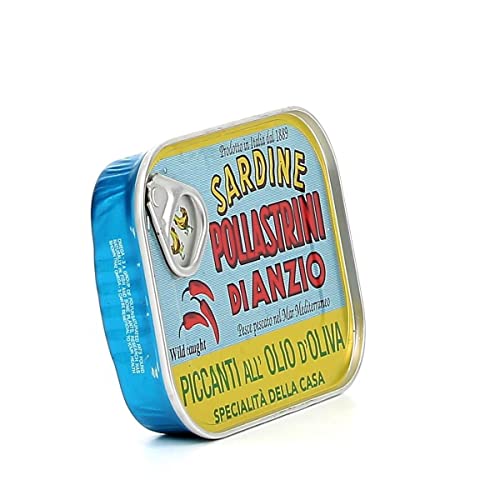 Sardine Piquante à l'huile d'Olive Millésimé - Pollastrini