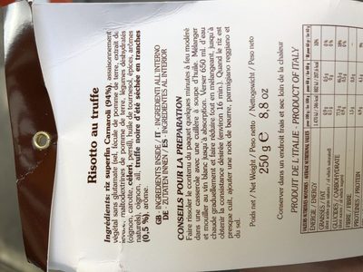 Risotto à la Truffe - Tenuta Margherita