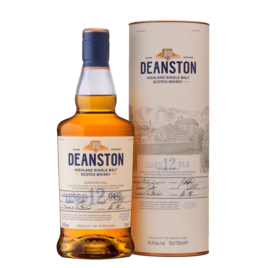 12 YEARS SINGLE MALT  — Deanston