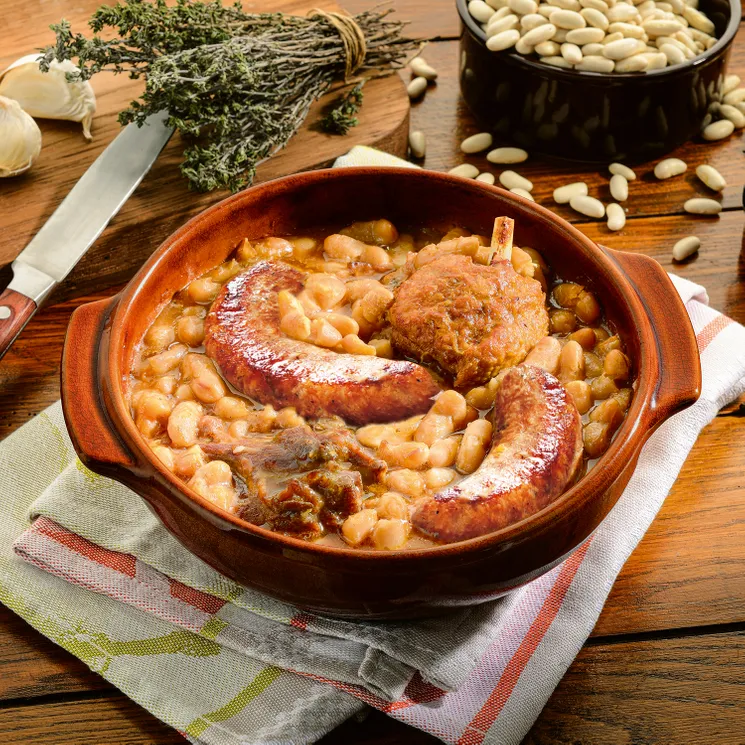Cassoulet au Confit de Canard Bocal 380g - Godard
