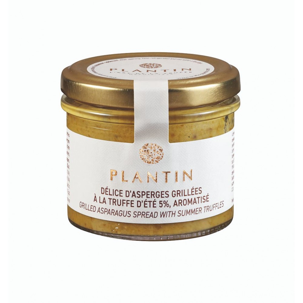 DÉLICE D'ASPERGE GRILLÉES ET TRUFFE D'ÉTÉ 5% 100G  — Plantin, Puyméras, Vaucluse