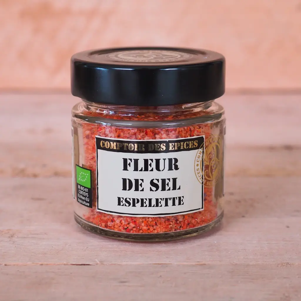 FLEUR DE SEL AU PIMENT D'ESPELETTE  — Comptoir des Epices, Verviers, Liège