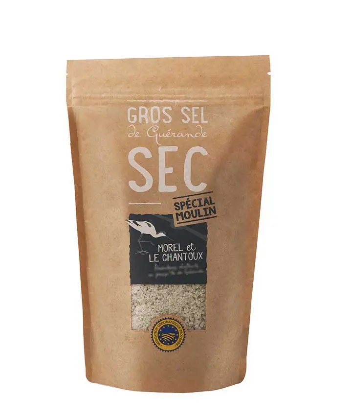 GROS SEL DE GUÉRANDE RÉCOLTÉ À LA MAIN 500g — Morel et Le Chantoux, Assérac, Bretagne