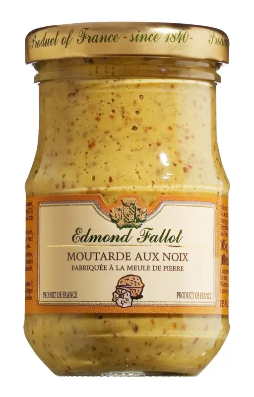MOUTARDE AUX NOIX 105G  — Edmond Fallot, Beaune