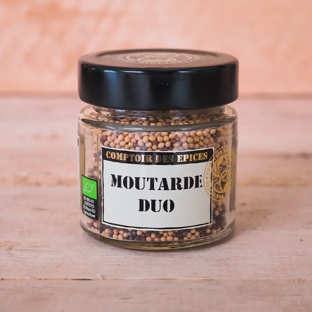 Moutarde Duo Jaune & Noire - Comptoir des Epices