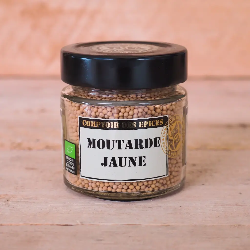 MOUTARDE JAUNE GRAINES  — Comptoir des Epices, Verviers, Liège