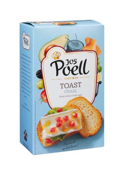 BISCUIT TOAST OVAL 100g — Jos Poell, Weert, Limburg