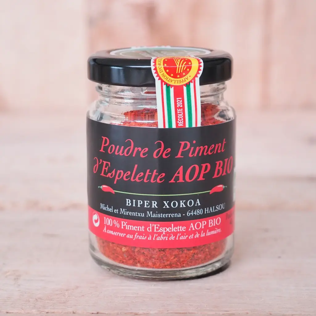 Piment d'Espelette AOP 40g - Comptoir des Epices