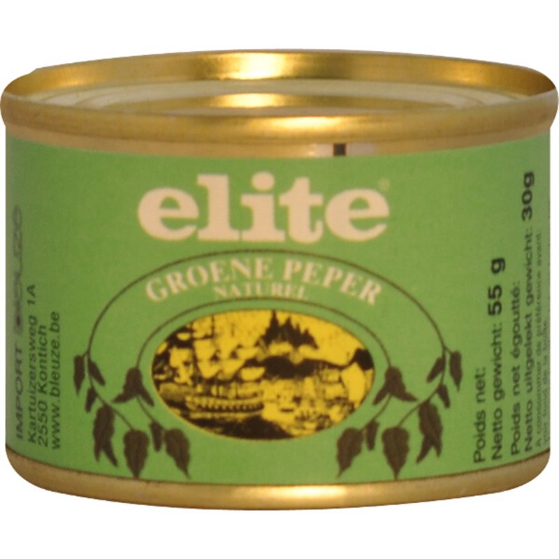Poivre Vert au Naturel 55g - Elite