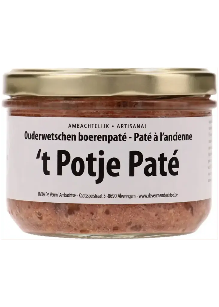 POTJESPATE UIT DE WESTHOEK 180g — De Veurn Ambachtse, Alveringem