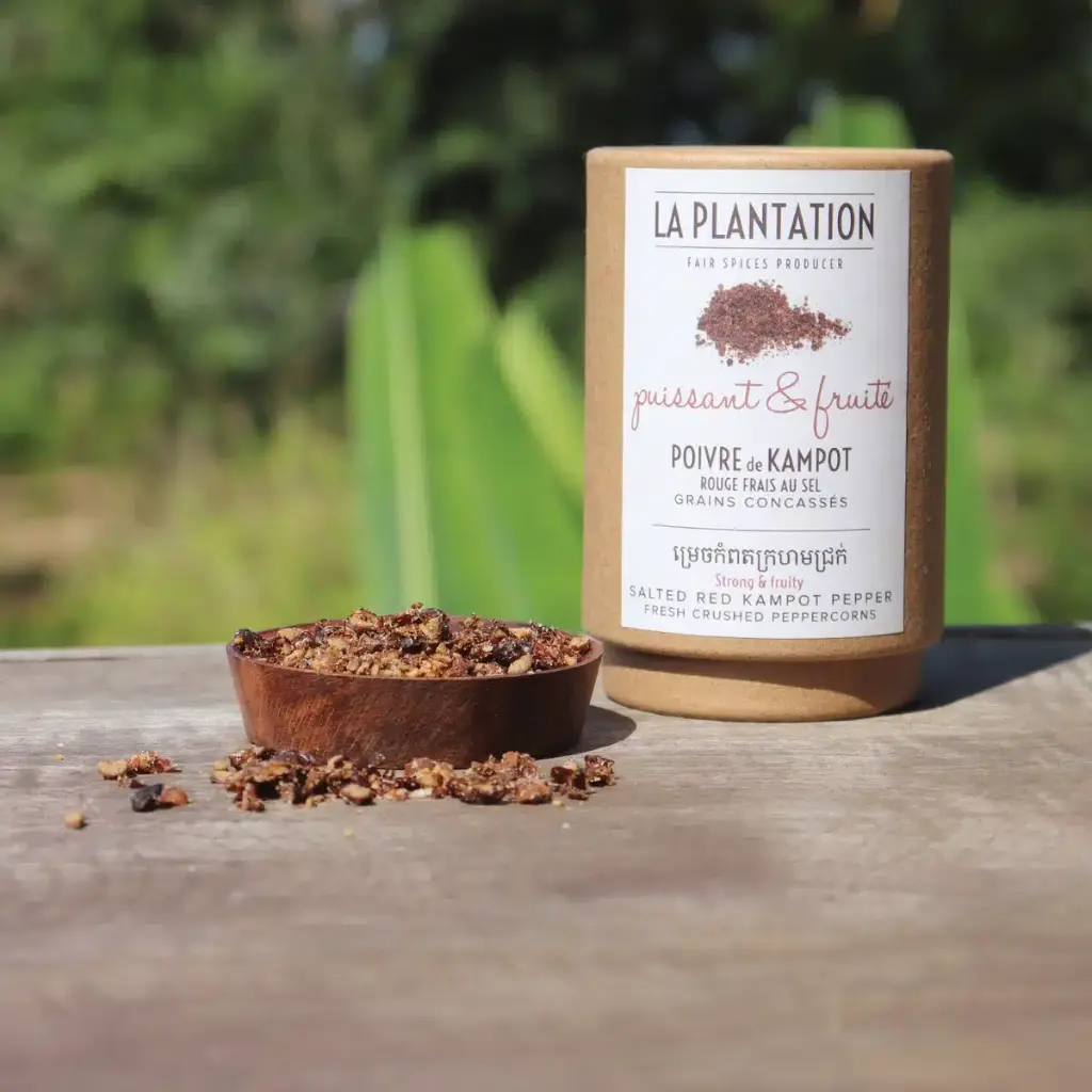 POIVRE DE KAMPOT ROUGE 50g — La Plantation, Kampot, Cambodge