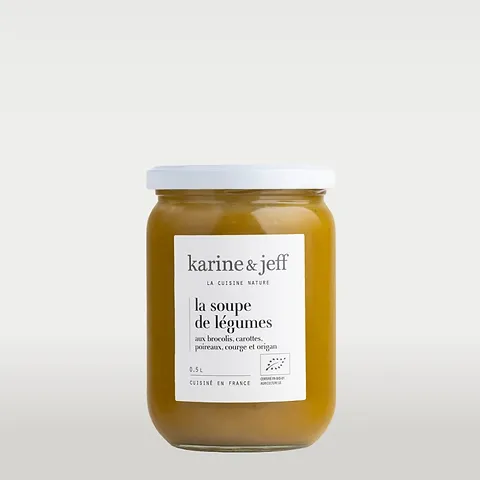 La soupe de légumes - Aux brocolis, carottes, poireaux, courge et origan
