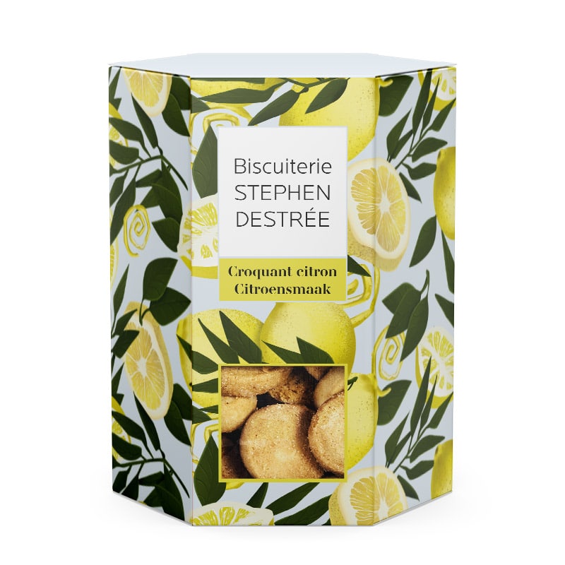 BISCUIT CROQUANT CITRON  — Stephan Destrée, Warnant, Liège