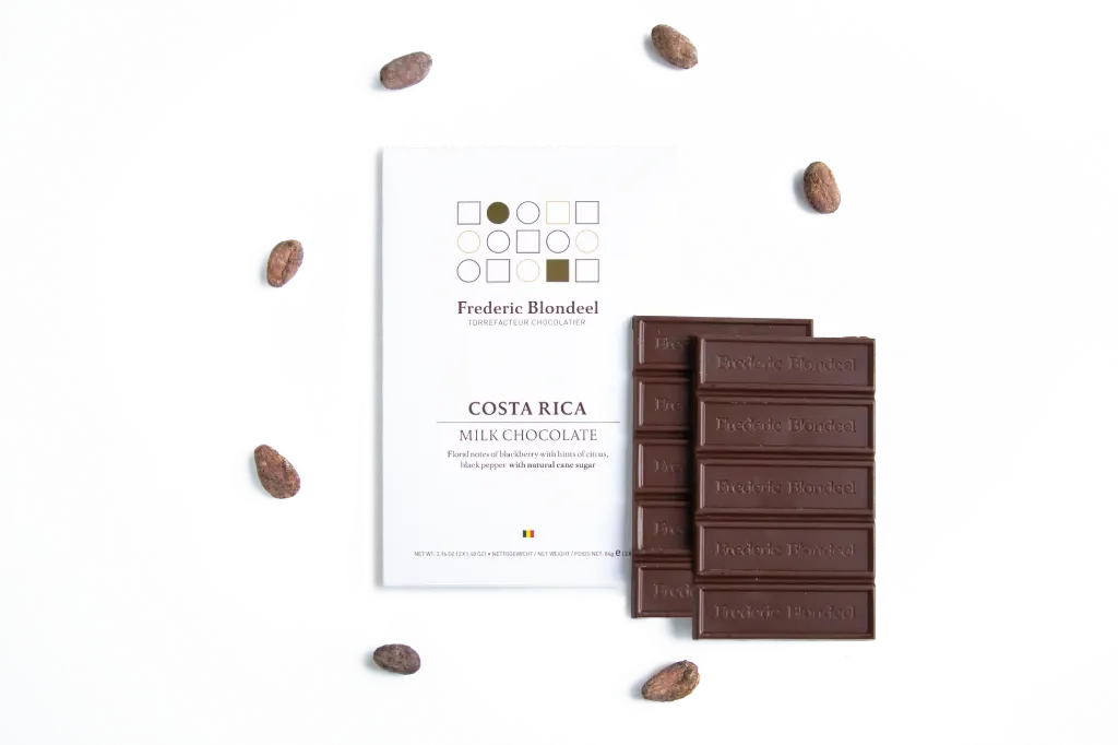CHOCOLAT COSTA RICA LAIT 70% — Frederic Blondeel, Koekelberg