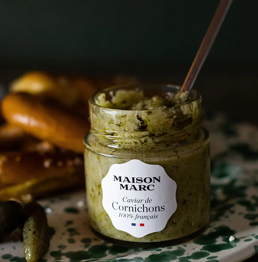 CAVIAR DE CORNICHONS 120gr  — Maison Marc, Chemilly—sur—Yonne, Bourgogne