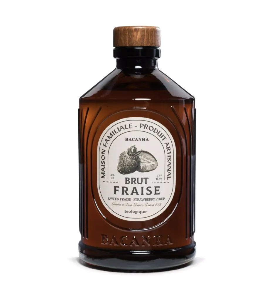 SIROP BRUT DE FRAISE  — Bacanha, Saint—Soupplets