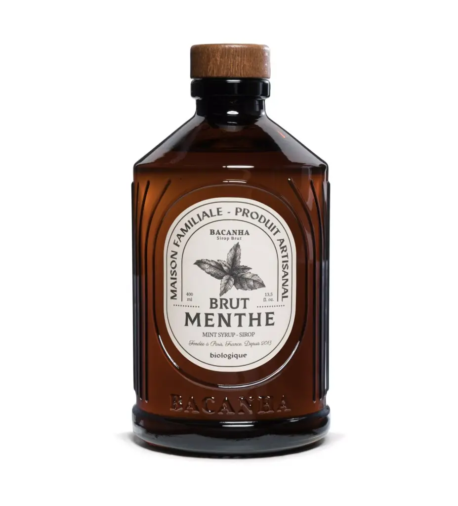 SIROP BRUT DE MENTHE  — Bacanha, Saint—Soupplets