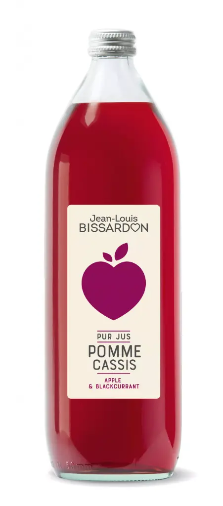 JUS DE POMME CASSIS 1L — Bissardon, Saint-Paul-en-Jarez, Loire
