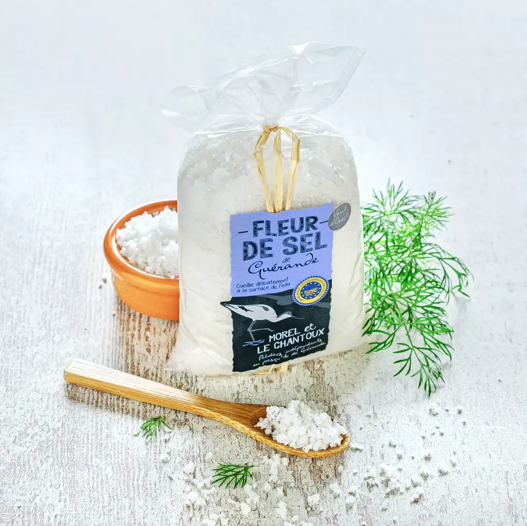 FLEUR DE SEL DE GUÉRANDE IGP VENT D'EST 250G  — Morel et Le Chantoux