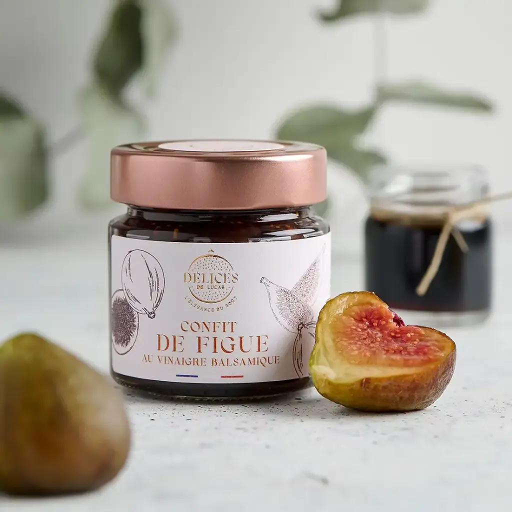 CONFIT DE FIGUE AU BALSAMIQUE  — O Delice de Lucas, Villeloup, Aube