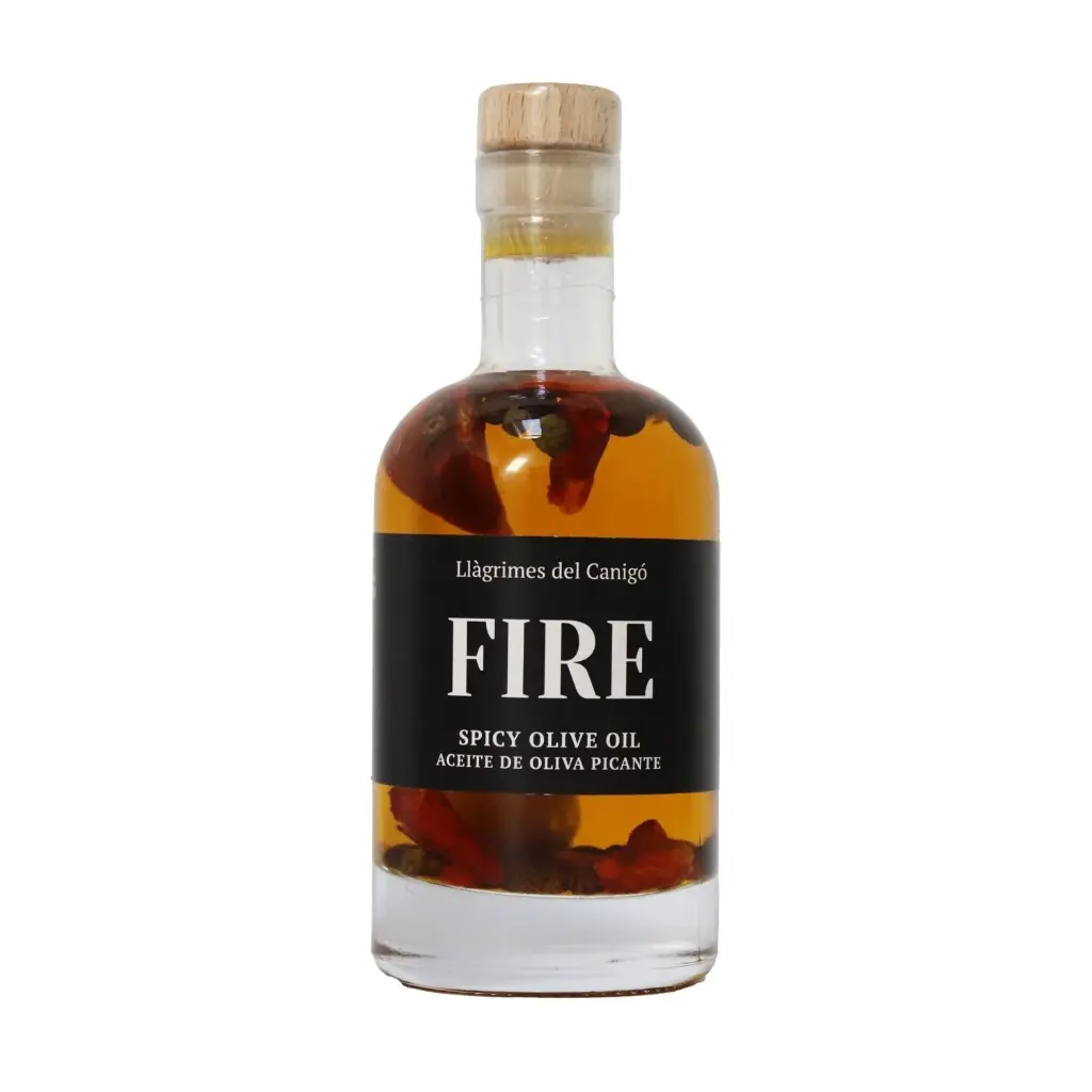 HUILE D'OLIVE PIQUANTE FIRE 100ml  — Llagrimes del Canigó, Agullana, Catalunya