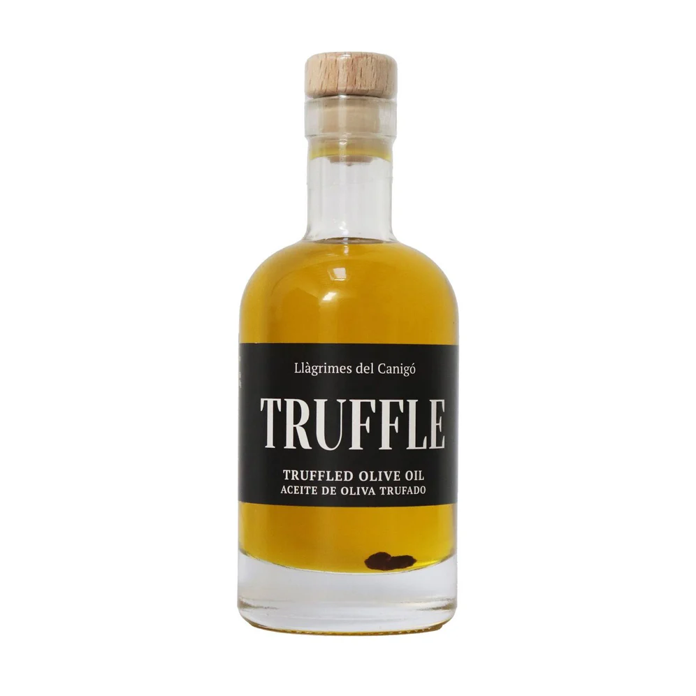 HUILE D'OLIVE AROMATISÉE TRUFFE — Llagrimes del Canigó, Agullana, Catalunya