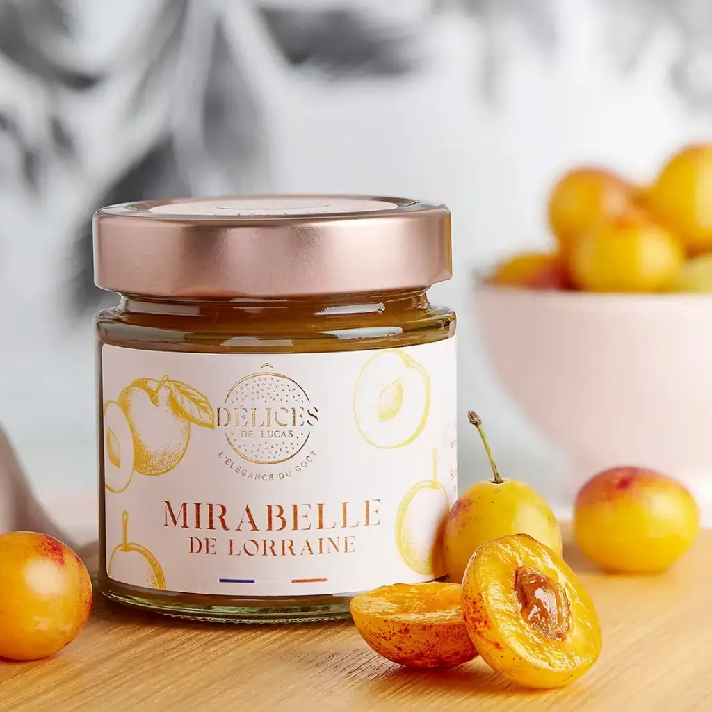 CONFITURE MIRABELLE DE LORRAINE  — O Delice de Lucas, Villeloup, Aube