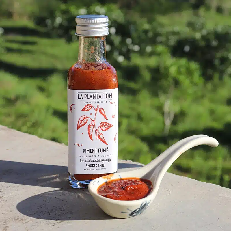 SAUCE MANGUE SPICY — La Plantation, Kampot, Cambodge