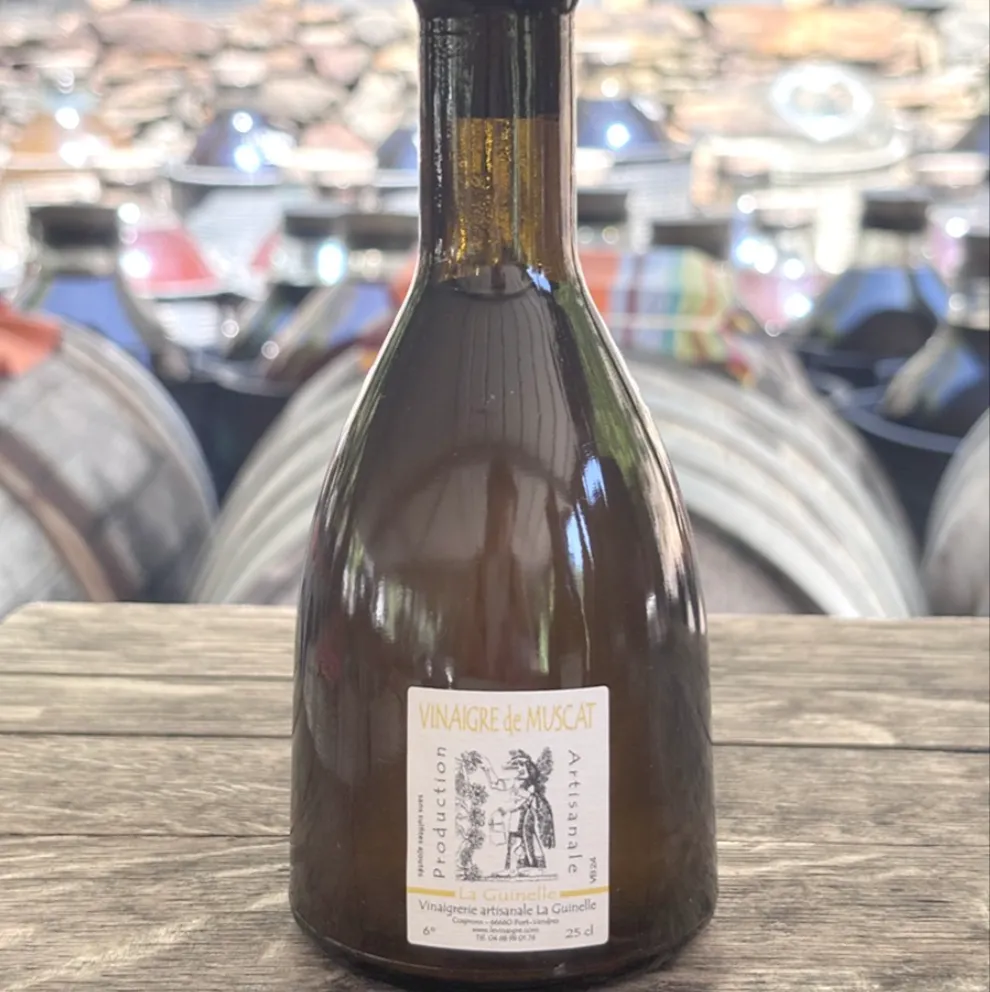 VINAIGRE DE MUSCAT PETIT GRAIN 25cl  — La Guinelle, Banyul, Pyrénées