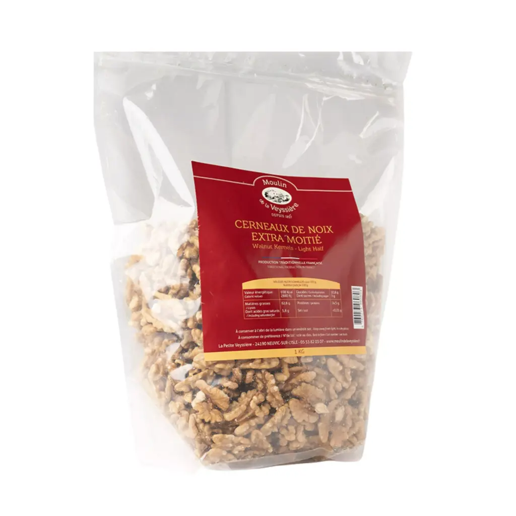 CERNEAU DE NOIX Franquette Extra 1KG — Domaine de la Veyssière, Neuvic, Nouvelle—Aquitaine