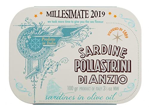 SARDINE MILLÉSIMÉE À L'HUILE D'OLIVE   — Pollastrini