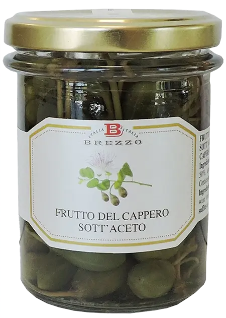 FRUITS DE CAPRES AU VINAIGRE DE VIN BLANC  — Brezzo, Serafino, Piemonte