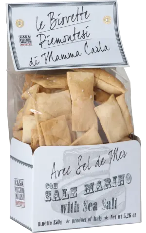 BIOVETTE AU SEL MARIN — Casa Vecchio Mulino, Guarene, Piemonte