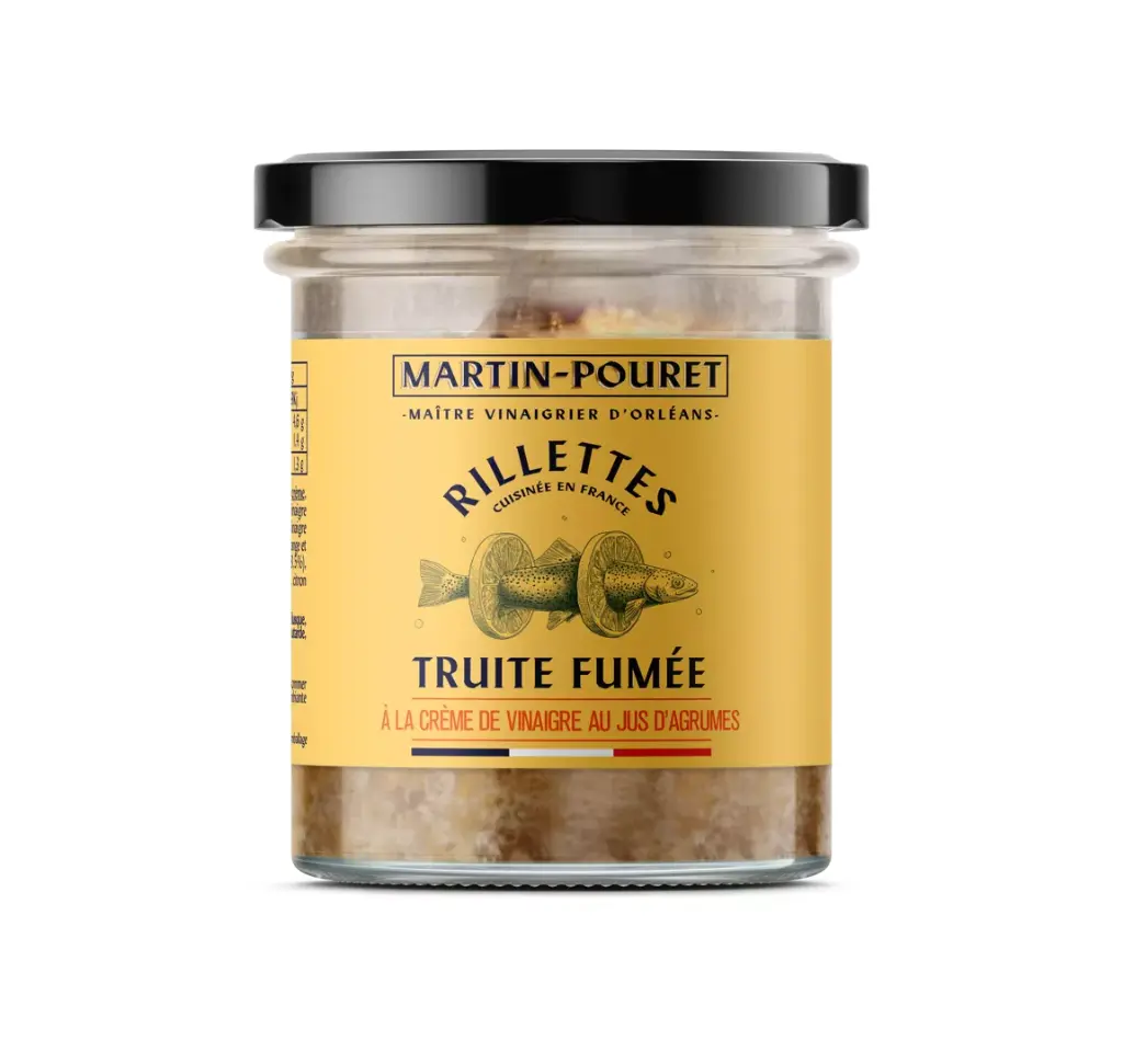 RILLETTES DE TRUITES AU VINAIGRE D'AGRUMES — Martin Pouret, Orléans, Loire
