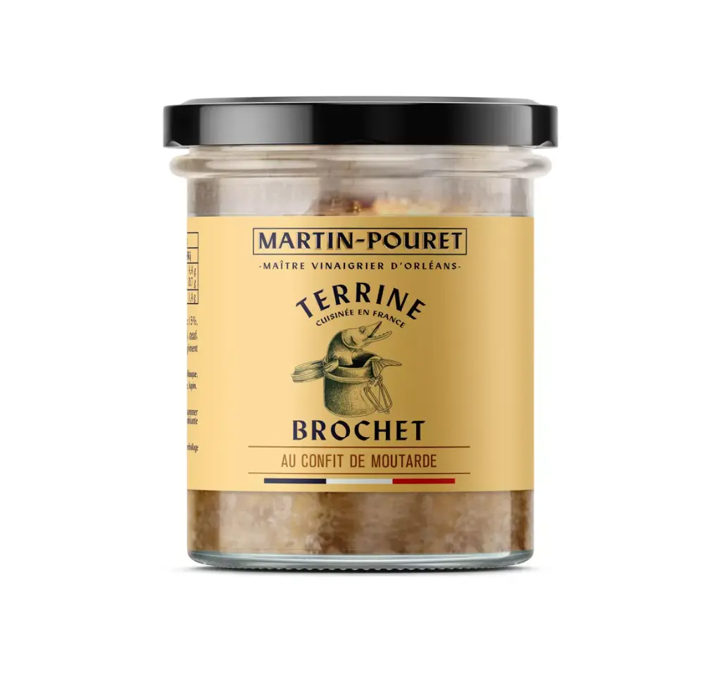 TERRINE DE BROCHET AU CONFIT DE MOUTARDE — Martin Pouret, Orléans, Loire