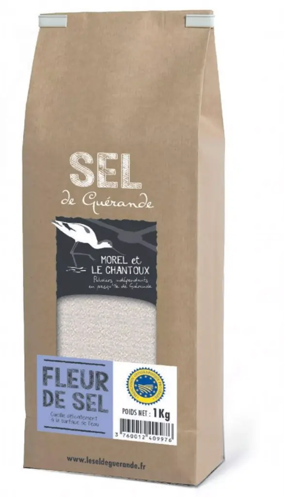 FLEUR DE SEL de Guérande IGP 2KG — Morel et Le Chantoux, Assérac, Bretagne
