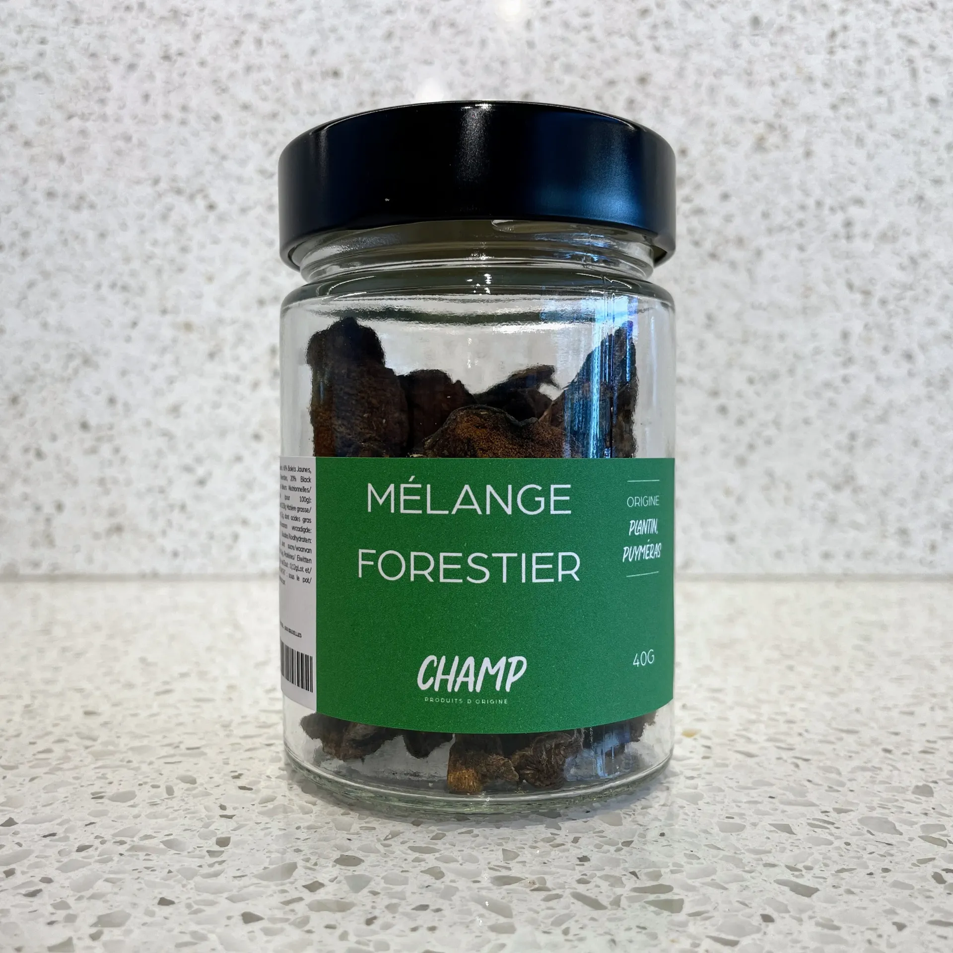 MÉLANGE FORESTIER SECHÉ 40G  — Plantin, Puyméras, Vaucluse
