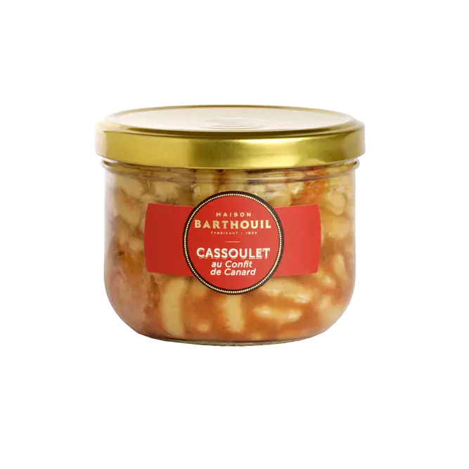CASSOULET AU CONFIT DE CANARD BOCAL 425G  — Maison Barthouil, Peyrehorade, Landes