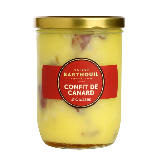CONFIT DE CANARD 2 CUISSES  — Maison Barthouil, Peyrehorade, Landes