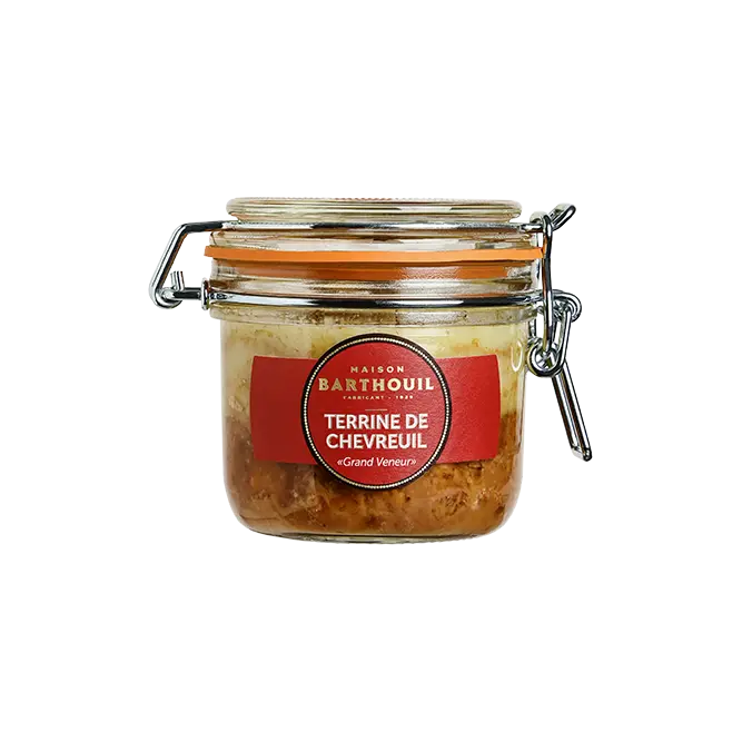 TERRINE DE CHEVREUIL GRAND VENEUR 190G  — Maison Barthouil