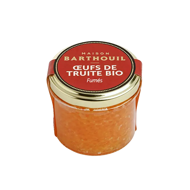 Oeufs de Truite Fumée 100g - Maison Barthouil