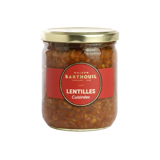 LENTILLES CUISINÉES 400G  — Maison Barthouil, Peyrehorade, Landes