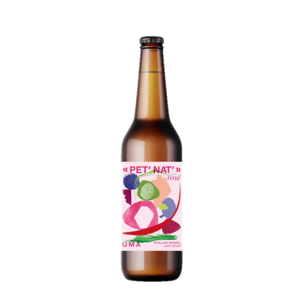 "Pet'Nat'" Rosé sans alcool 33cl - Uma