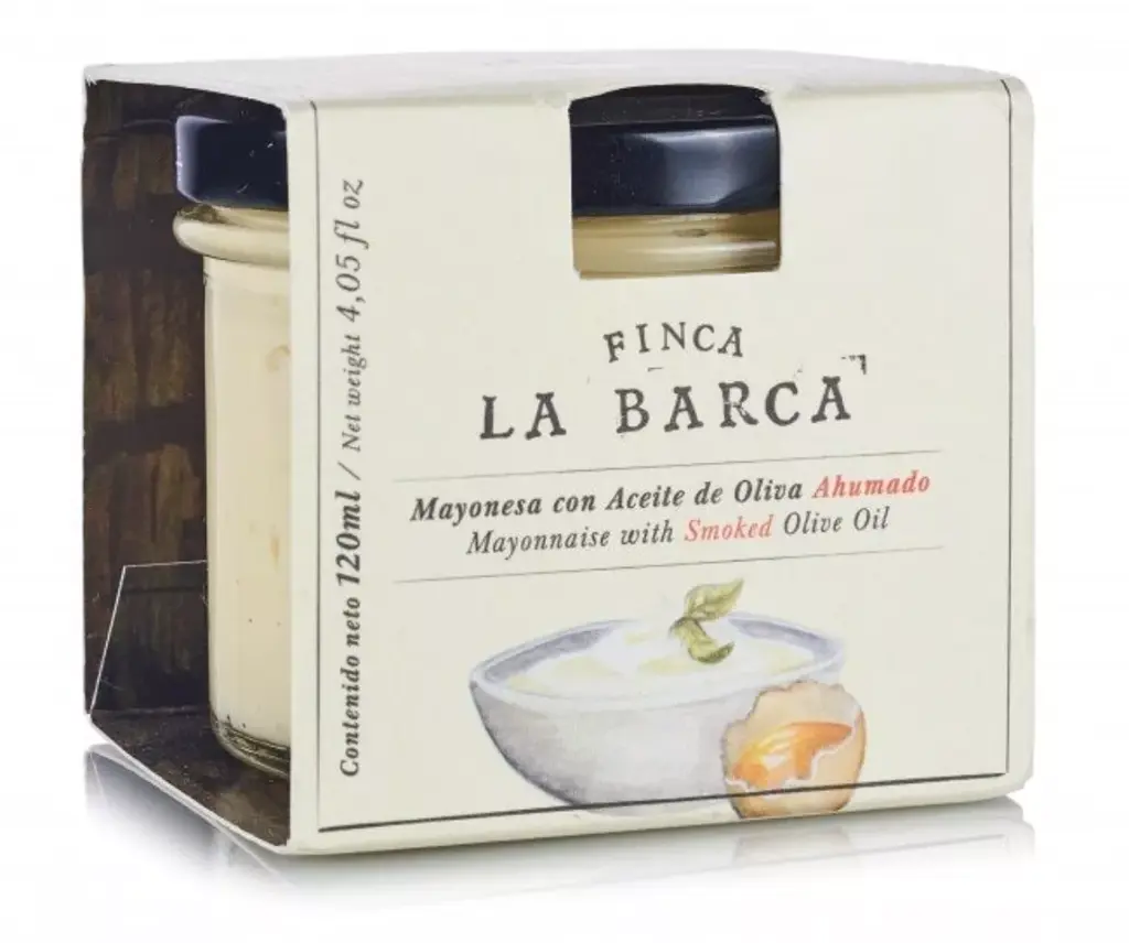 MAYONNAISE À L'HUILE D'OLIVE FUMÉE  — Finca La Barca, Plasencia, Cáceres