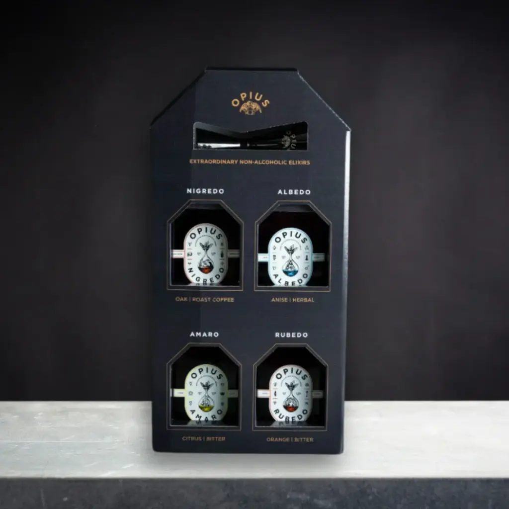 OPIUS GIFT SET 4 MINI BOTTLES  — Opius Distillery, Merelbeke, Oost-Vlaanderen