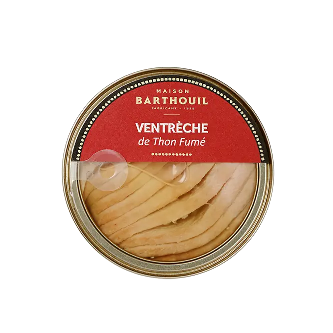 VENTRECHE DE THON FUME 170G  — Maison Barthouil
