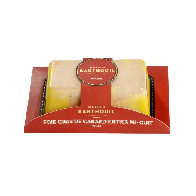 FOIE GRAS DE CANARD TERRINE NATURE 200G — Maison Barthouil