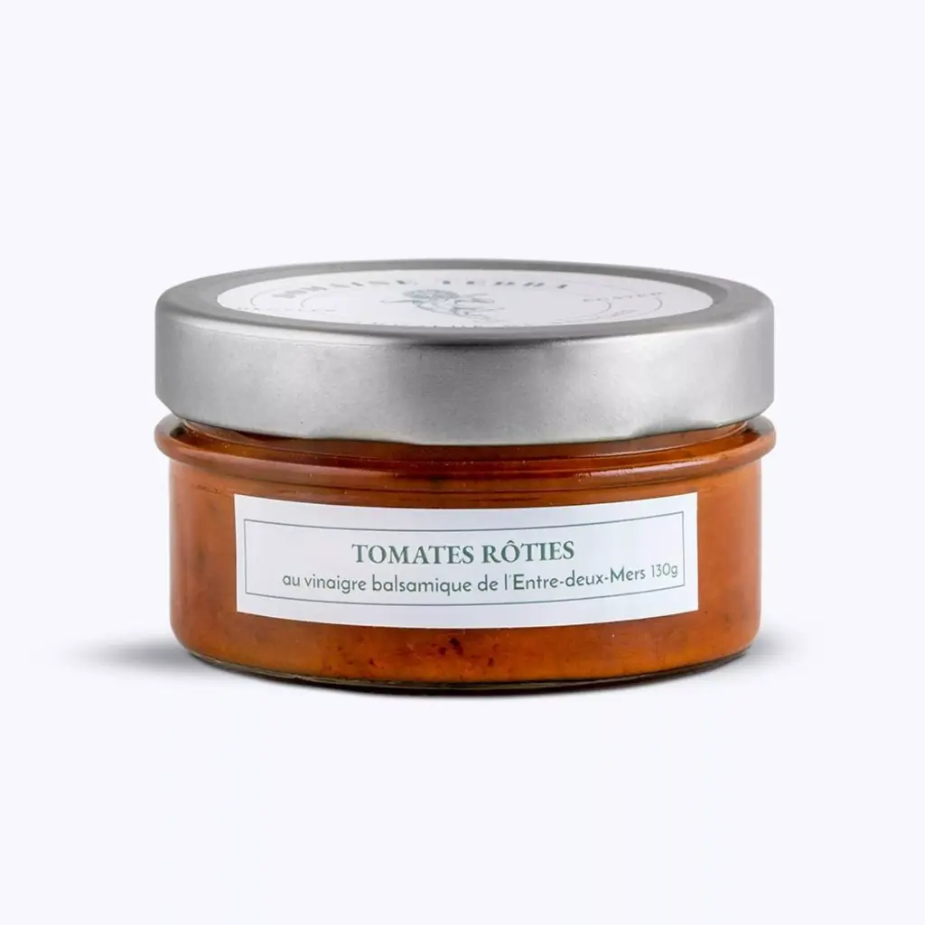TOMATES RÔTIES AU VINAIGRE BALSAMIQUE DE L'ENTRE—DEUX—MERS — Domaine Terra, Bazas, Acquitaine