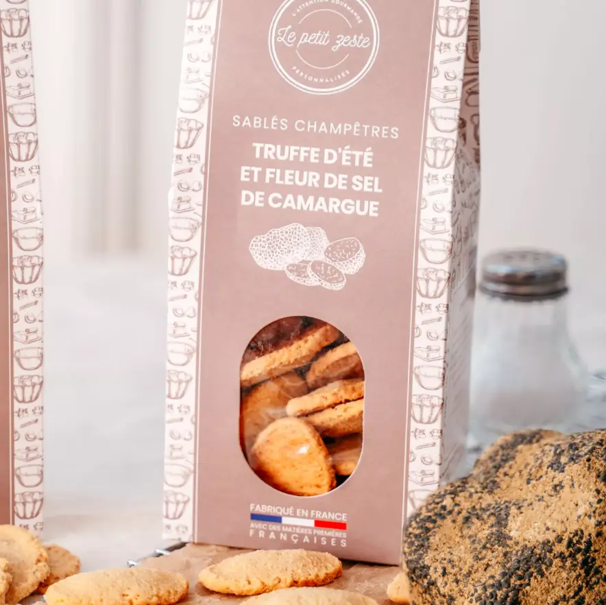 SABLES CHAMPÊTRES Truffes d'été et Fleur de Sel de Camargue — Le Petit Zeste, Lunel, Languedoc