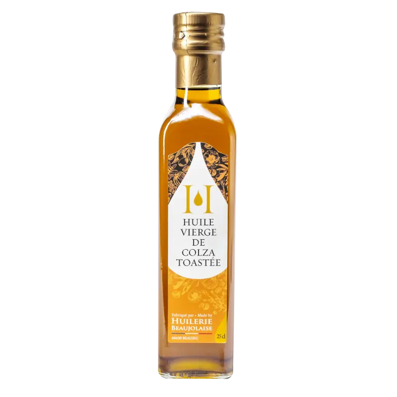 HUILE VIERGE DE COLZA TOASTE 25cl — Huilerie Beaujolaise, Beaujeu, Rhône